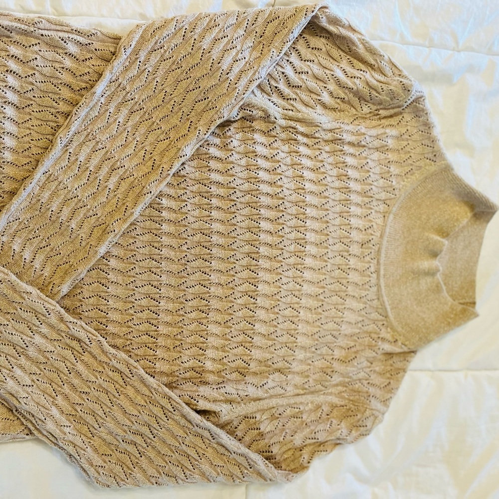 Gold sweater